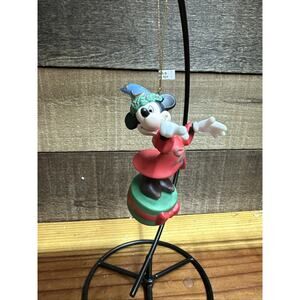 Vintage Disney Grolier Magic Mickey Mouse Fantasia Christmas Ornament In Box